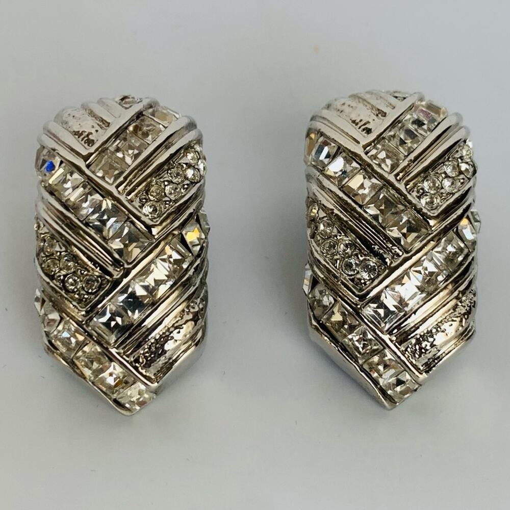 Vintage Rhinestone Earrings